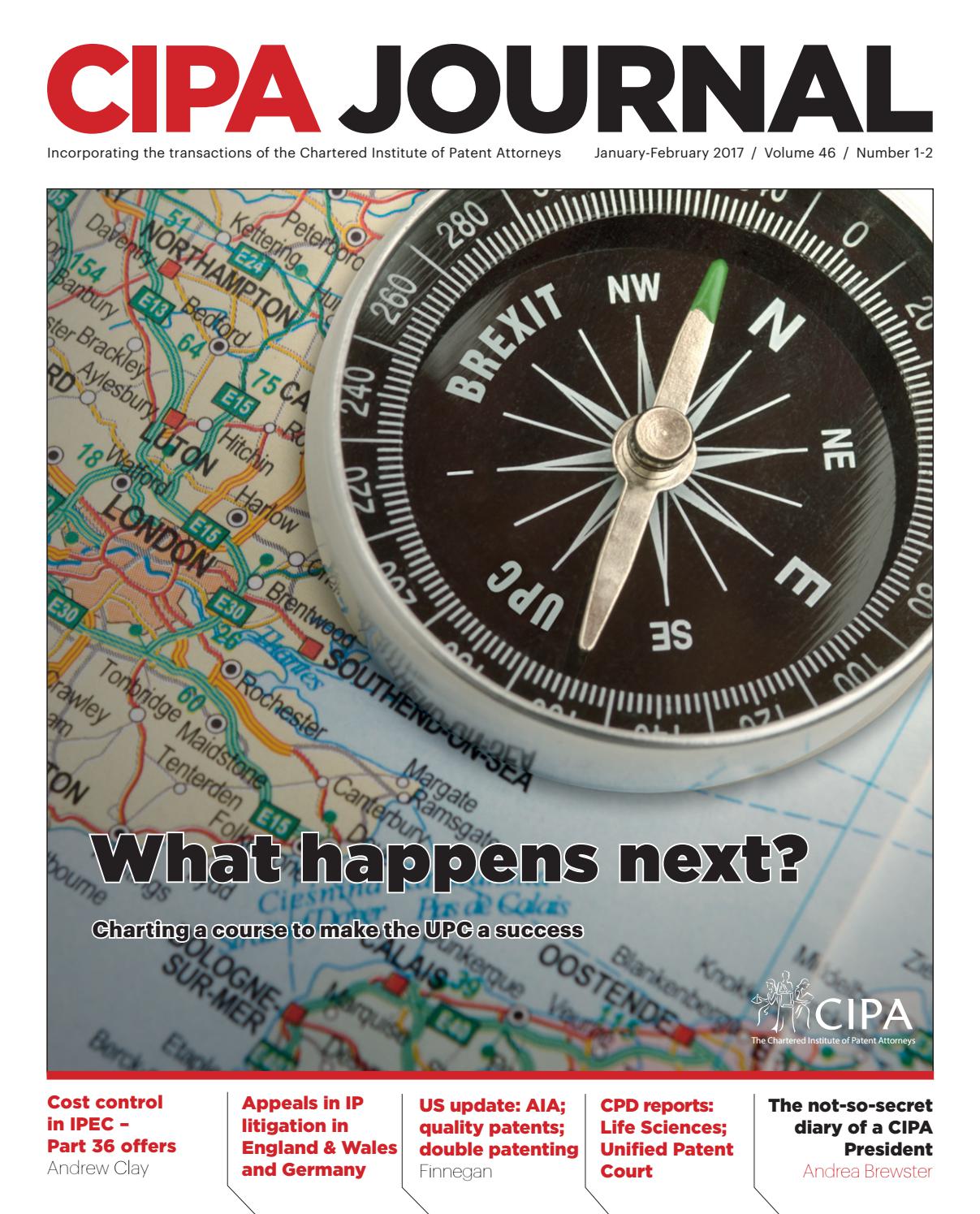 CIPA Journal, January-February 2017 by CIPA Journal - Issuu