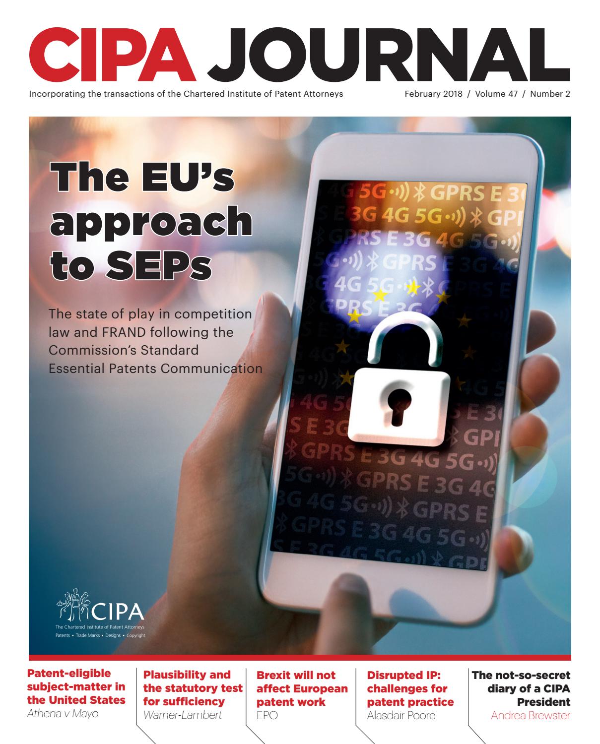 CIPA Journal, February 2018 by CIPA Journal - Issuu