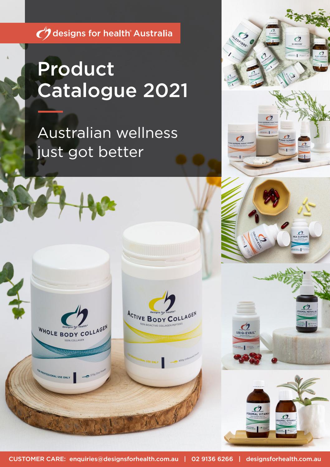 Designs for Health Australia Product Catalogue 2021 by designsforhealth