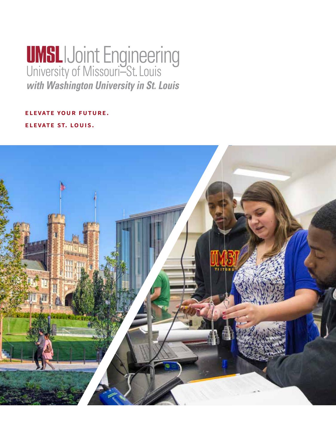 UMSL/WashU Joint Engineering Program brochure 2021 by