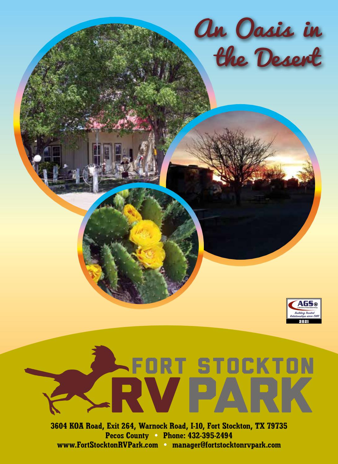 Fort Stockton RV Park by AGS/Texas Advertising Issuu