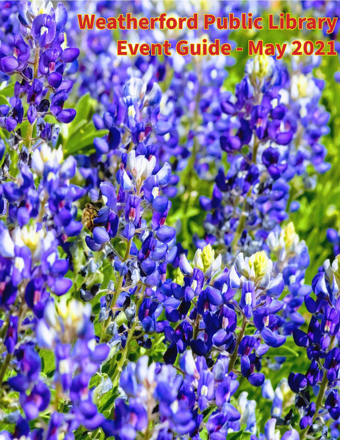 Weatherford Public Library May 2021 Event Guide by City of Weatherford