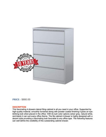 Buy Small Filing 柜 Officeworks 在线版 - EasyMart 第 3 页