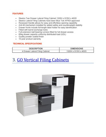Buy Small Filing 柜 Officeworks 在线版 - EasyMart 第 4 页