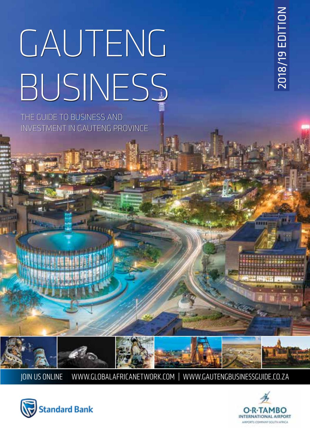 Gauteng Business 201819 by Global Africa Network Media Issuu