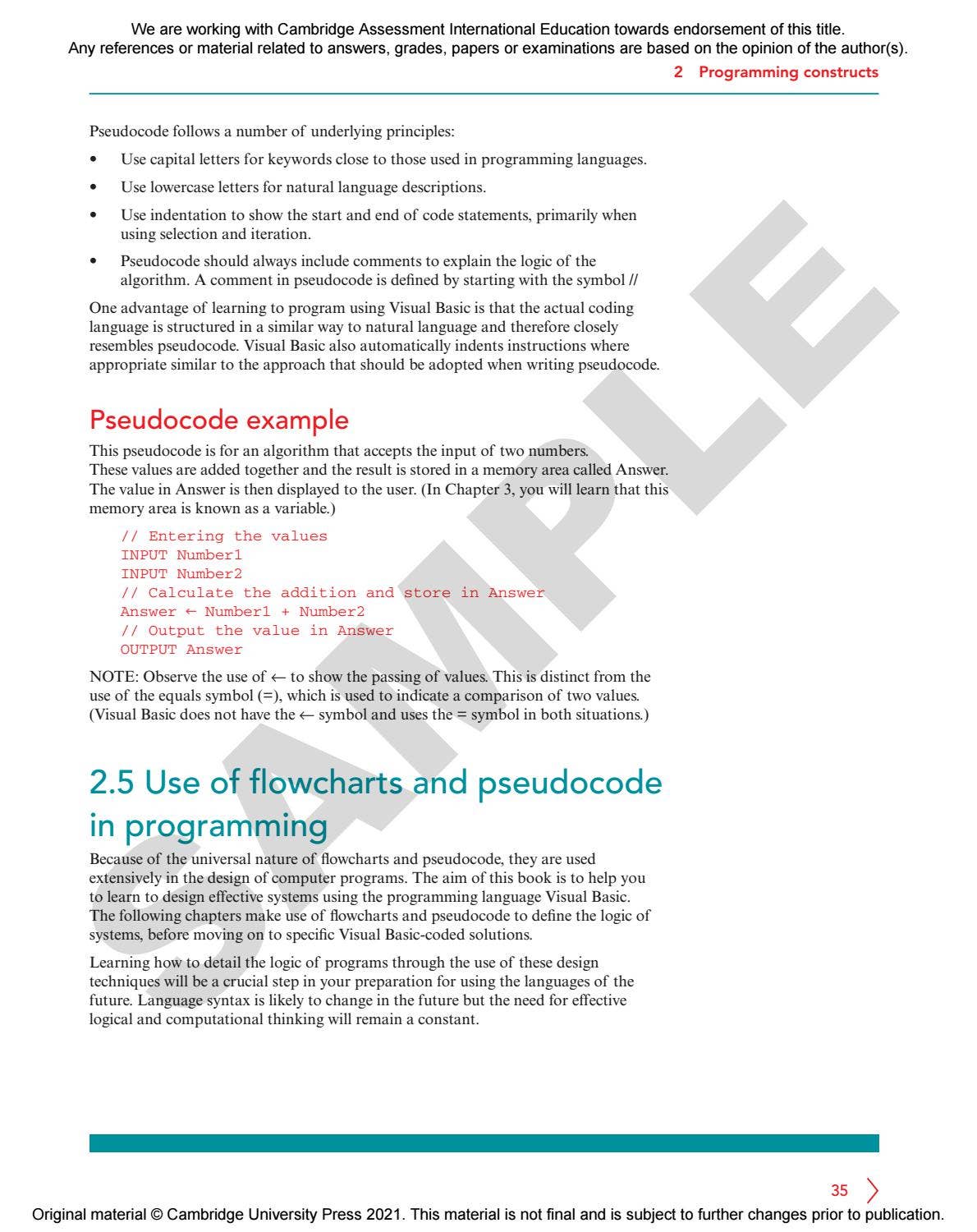 Cambridge IGCSE & O Level Computer Science Programming Book for ...