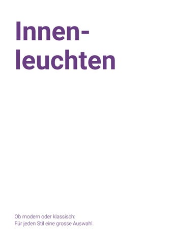 Sonepar Suisse 灯饰目录 · | Wohnraumleuchten 2021/2022 第 5 页