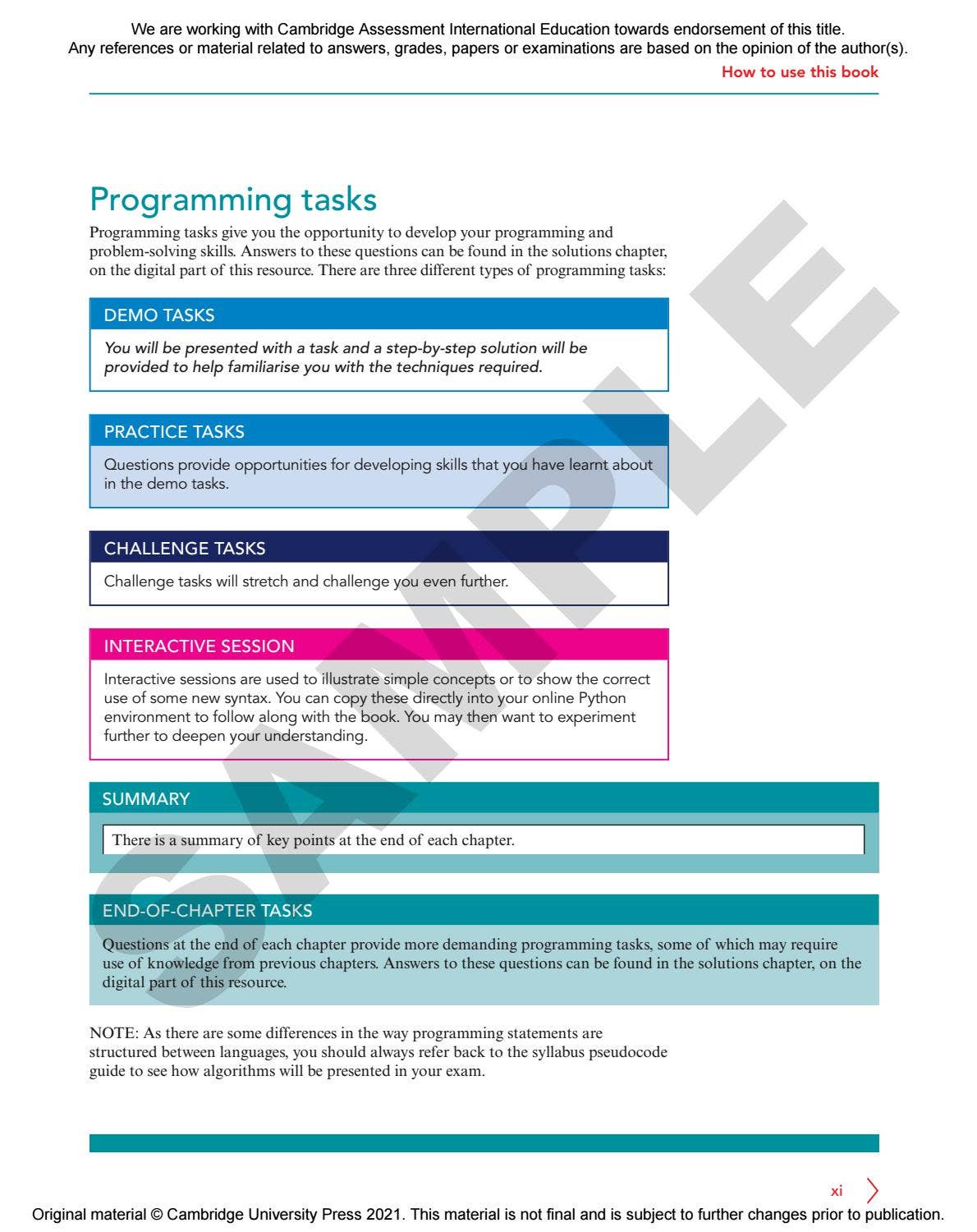 Cambridge IGCSE & O Level Computer Science Programming Book for Python ...