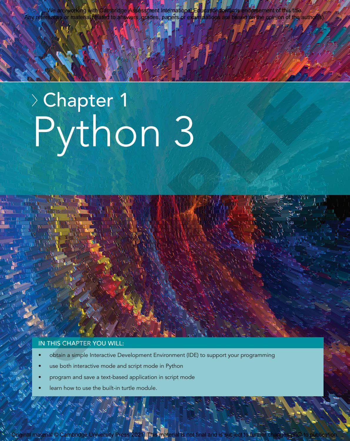 Cambridge IGCSE & O Level Computer Science Programming Book for Python ...