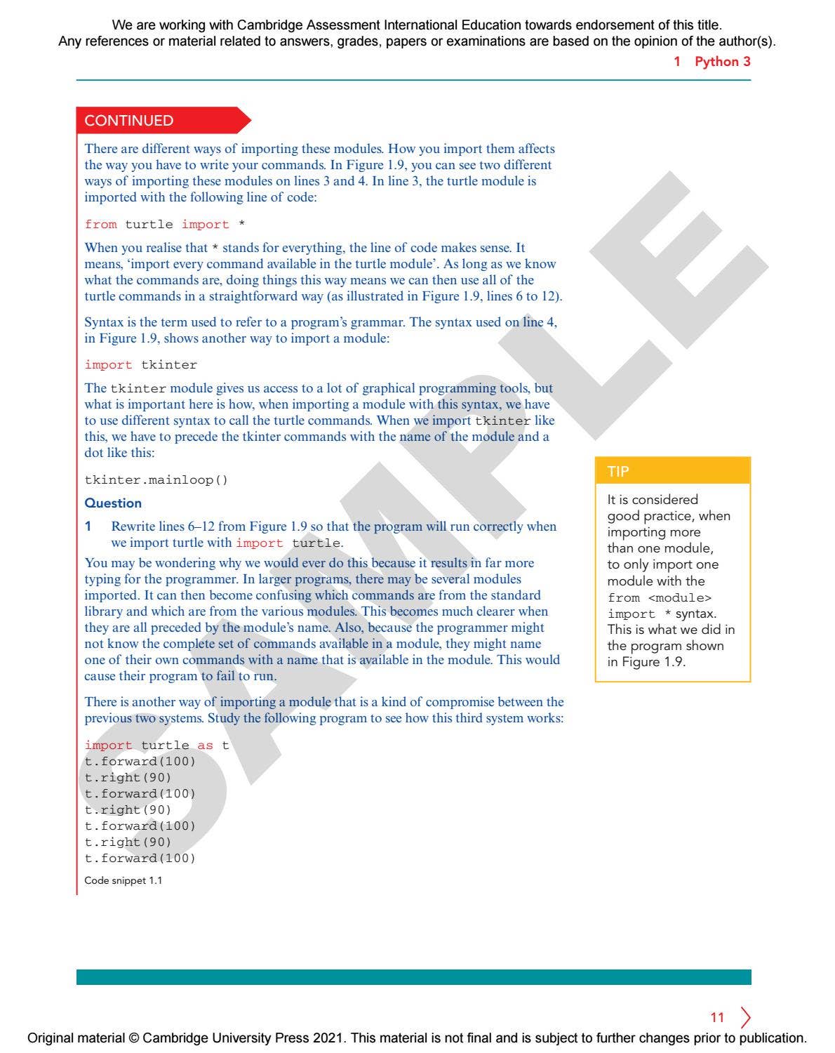 Cambridge IGCSE & O Level Computer Science Programming Book for Python ...