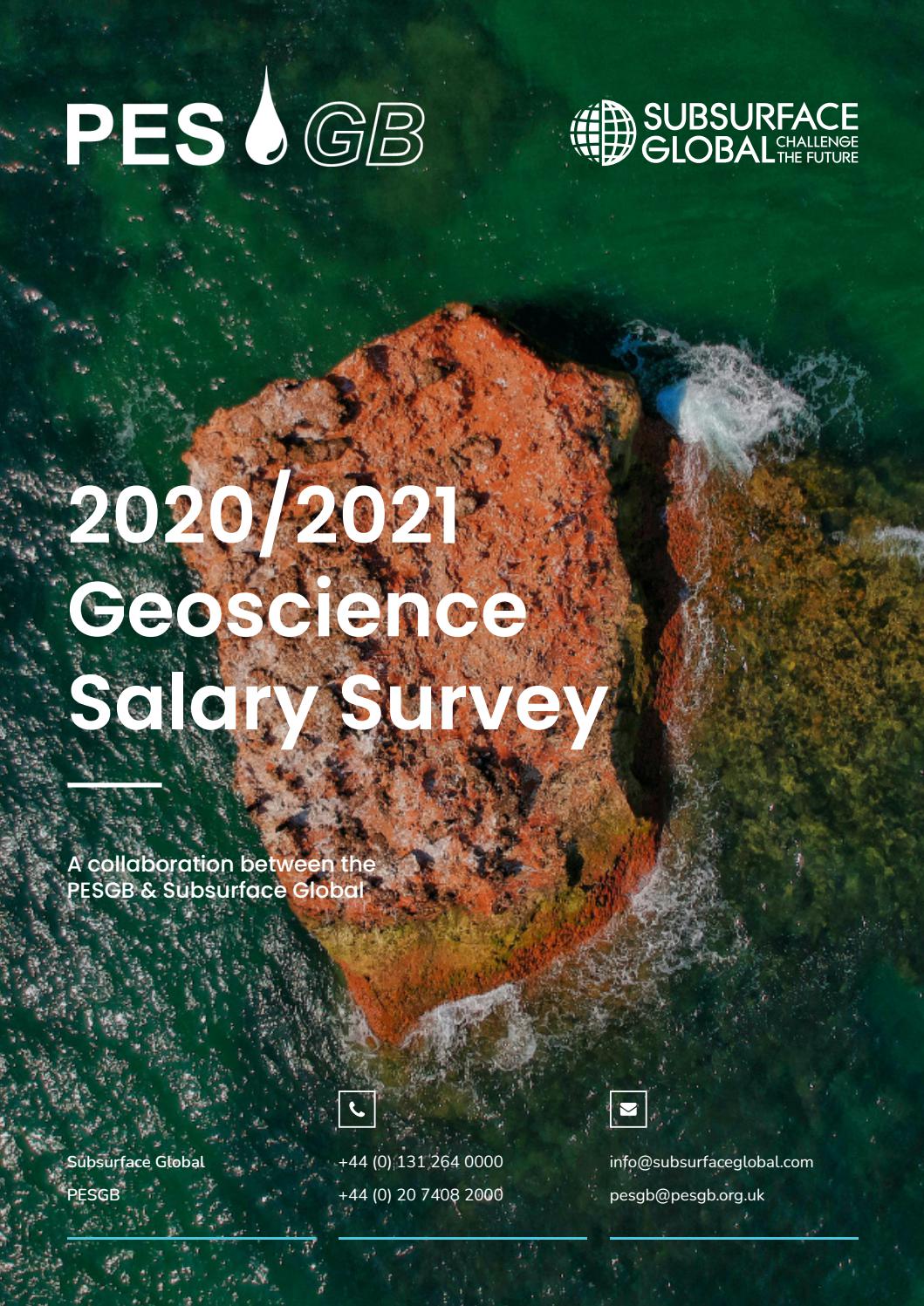 Geoscience Salary Survey Report by PESGB Issuu