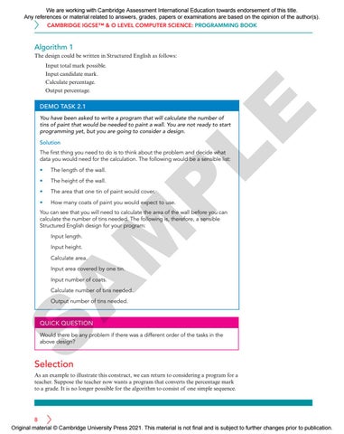 Cambridge IGCSE & O Level Computer Science Programming Book for Java ...