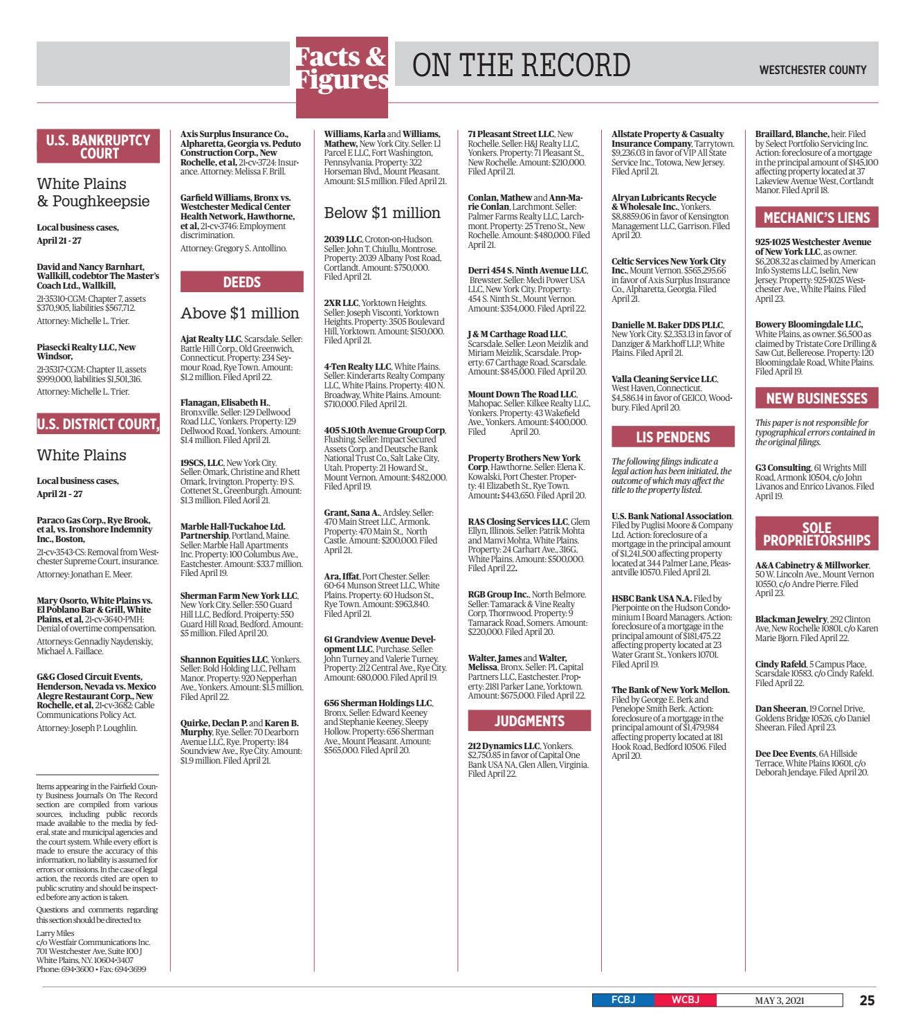 The Business Journals - Week of May 3 by Westfair Business Journal - Issuu
