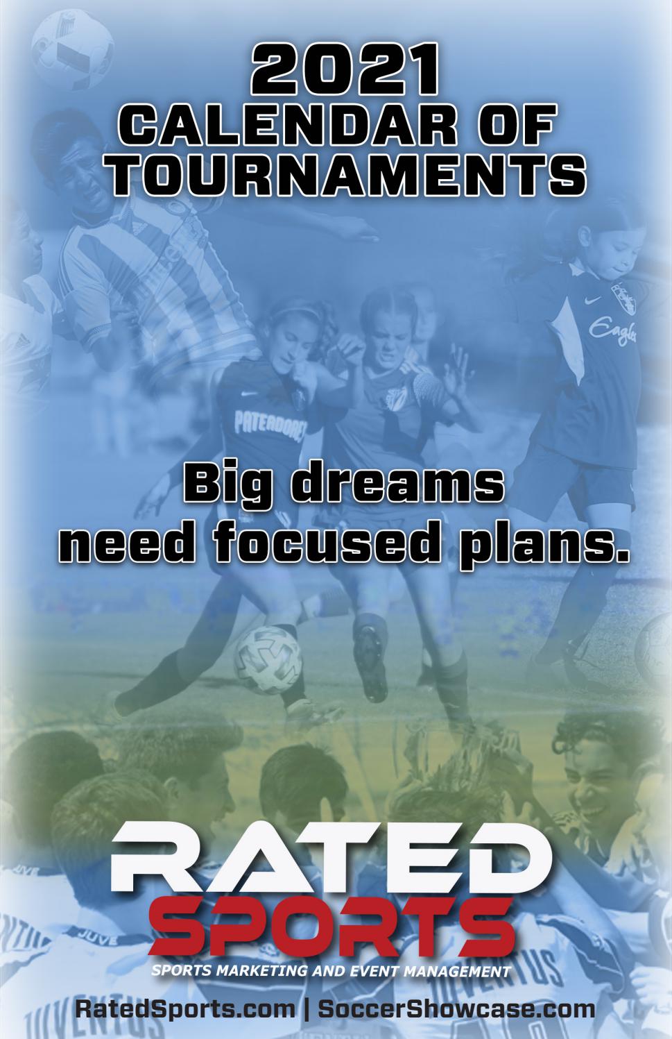 2021 Calendar of Tournaments by Rated Sports Issuu