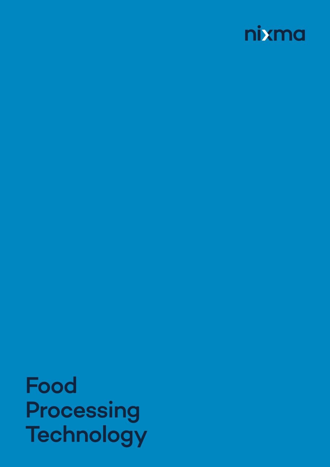 Food Processing Technology by Nixma Group Issuu