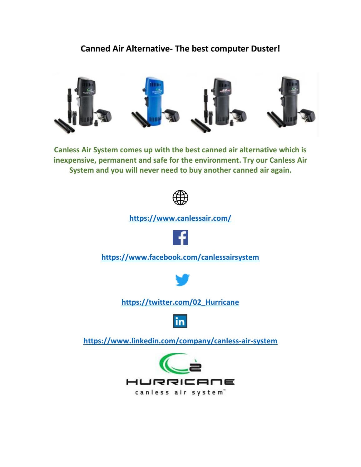 Alternative of Canned air by Canless Air System Issuu