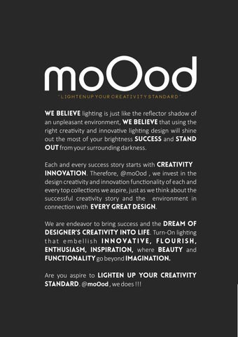 moOod Lighting 灯饰目录 · moOod Company 型材灯 第 2 页