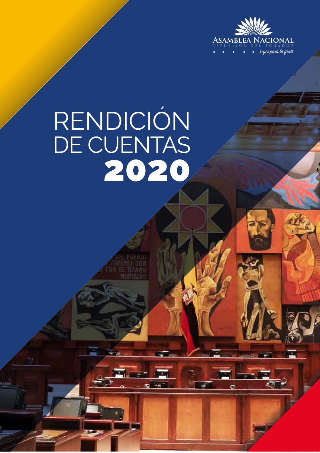 Rendición de Cuentas 2020 by Asamblea Nacional del Ecuador Issuu Rendición de Cuentas 2020 by Asamblea Nacional del Ecuador Issuu