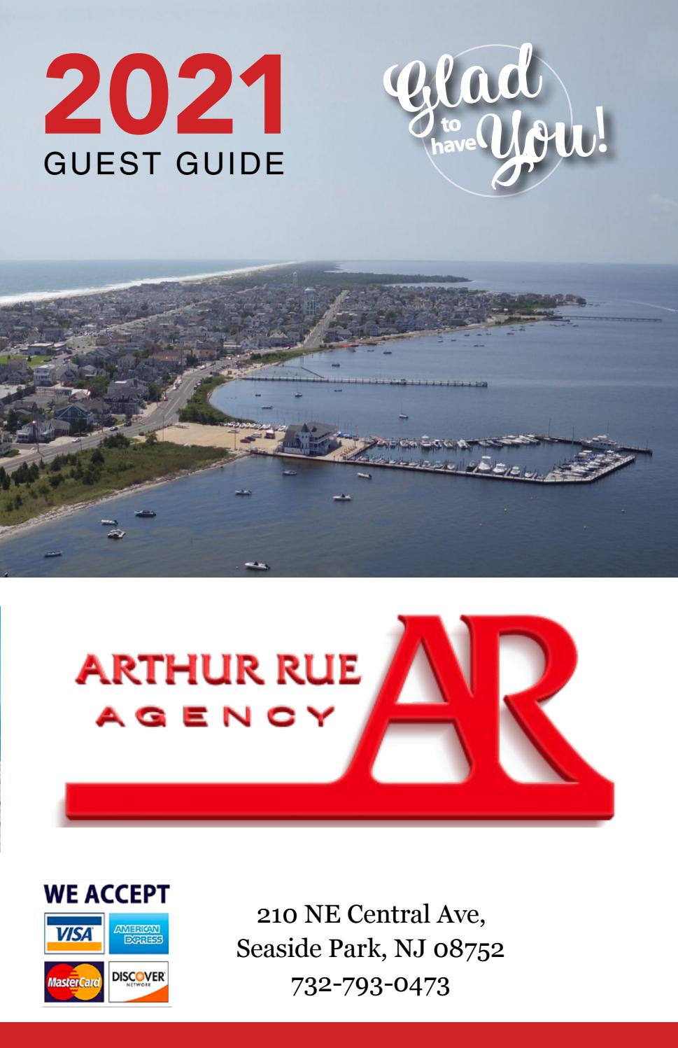 Arthur Rue Agency Real Estate Sales & Vacation Rentals 2021 Guest Guide
