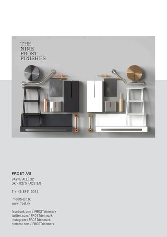 FROST 家具目录 · 德文 Betydningsfulde detaljer fra frost 第 22 页