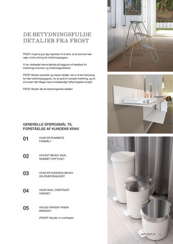 FROST 家具目录 · 德文 Betydningsfulde detaljer fra frost 第 5 页