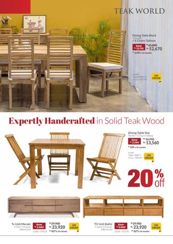 Teak World I 家具手册 April 2021 第 7 页