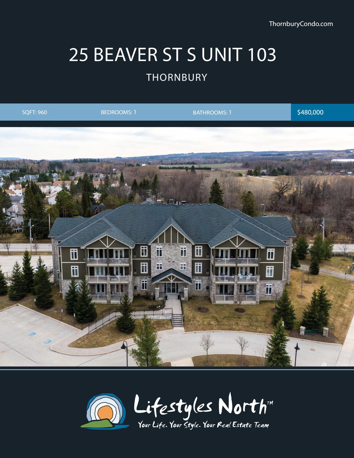 25 Beaver Street S Unit 103 by lifestylesnorth Issuu