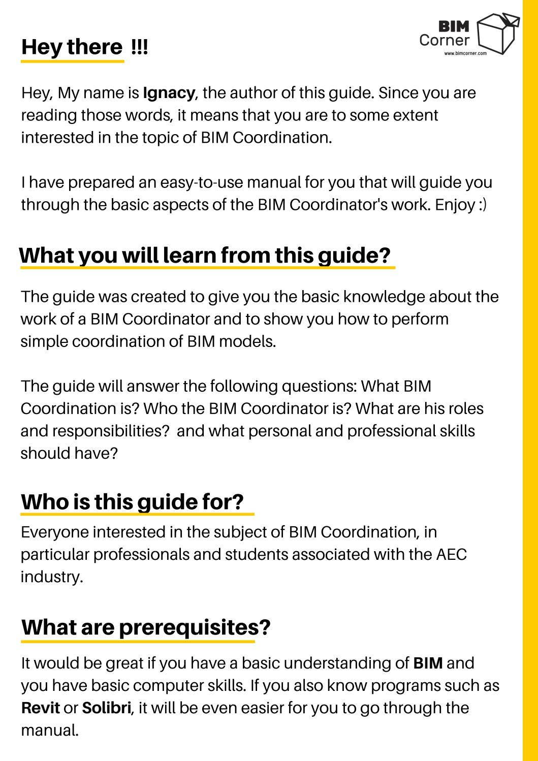 Practical Guide to start with BIM Coordination (by Ignacy Lozinski) by ...