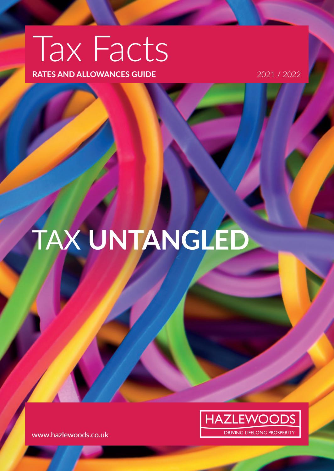 Tax Facts 2021/22 by Hazlewoods Issuu
