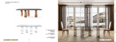 Luxuries of Europe Reflex Disegno 2020 Tables and Chairs 家具目录 第 23 页