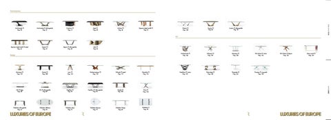 Luxuries of Europe Reflex Disegno 2020 Tables and Chairs 家具目录 第 5 页