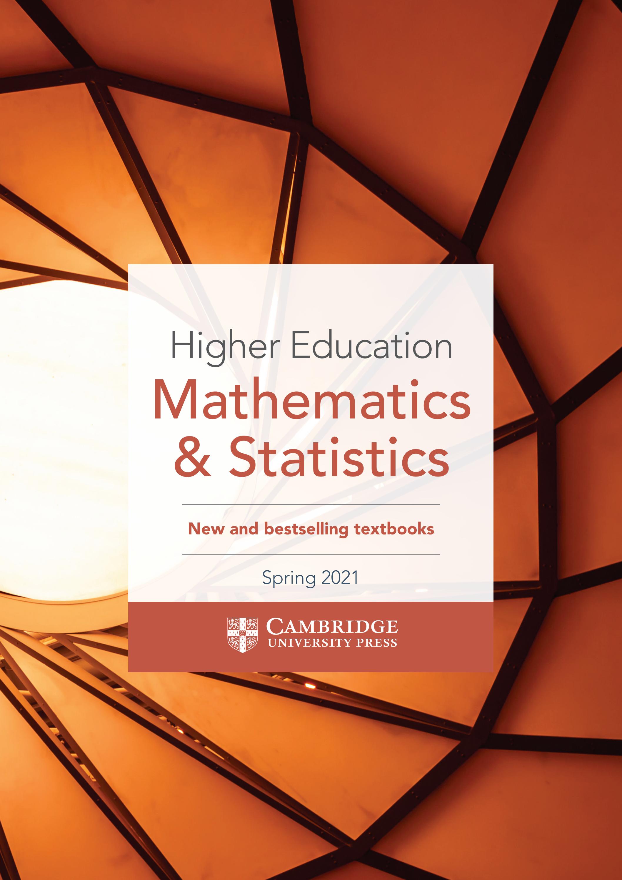 Cambridge University Press Mathematics and Statistics Textbooks Spring