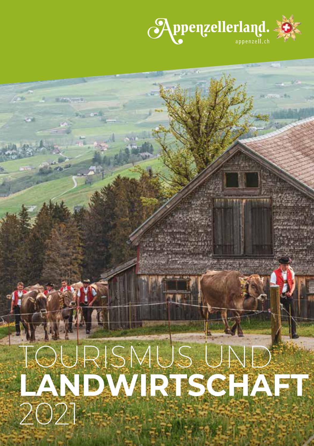 Tourismus und Landwirtschaft 2021 by Appenzellerland Tourismus - Issuu