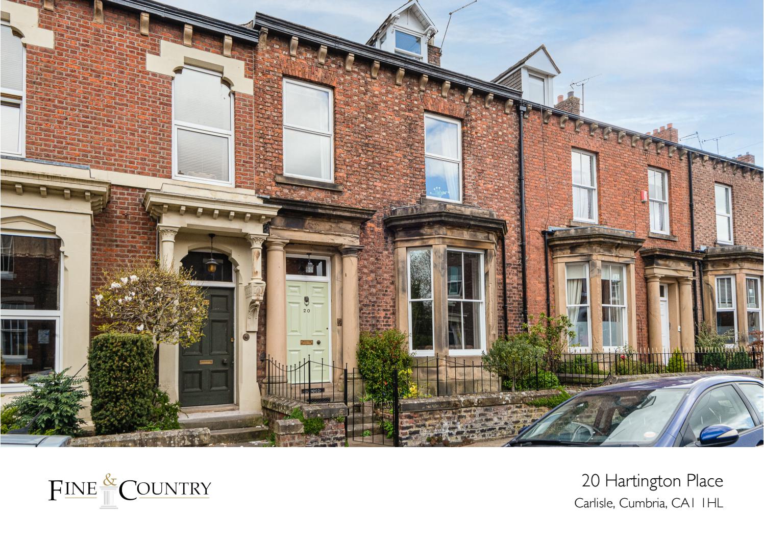 Fine & Country North Cumbria 20 Hartington Place, Carlisle Sales