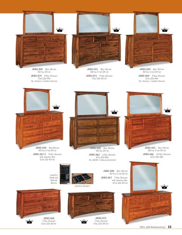 Amish Furniture Showcase 家具目录 · J&R Woodworking 2021 第 13 页