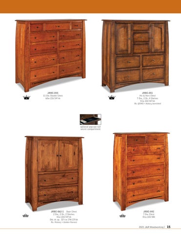 Amish Furniture Showcase 家具目录 · J&R Woodworking 2021 第 15 页