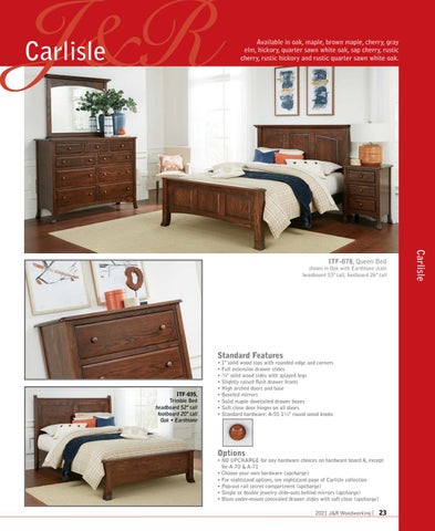 Amish Furniture Showcase 家具目录 · J&R Woodworking 2021 第 23 页