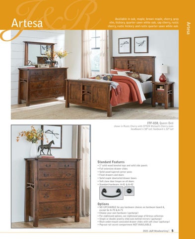 Amish Furniture Showcase 家具目录 · J&R Woodworking 2021 第 5 页