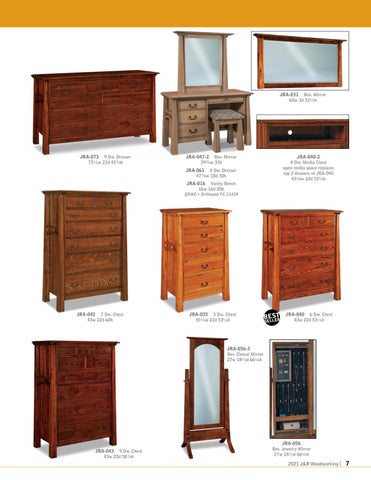 Amish Furniture Showcase 家具目录 · J&R Woodworking 2021 第 7 页