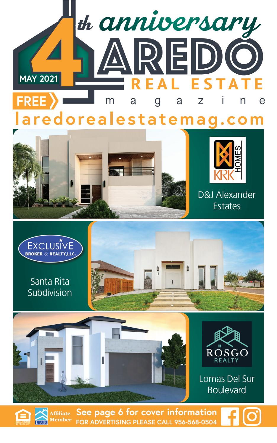 Laredo Real Estate Magazine May 2021 by Laredo Real Estate Magazine Issuu