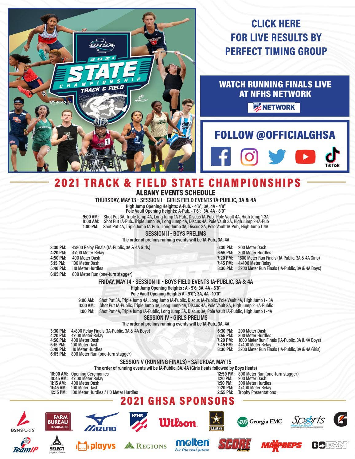 2021 GHSA Track & Field State Championships by Georgia High School ...