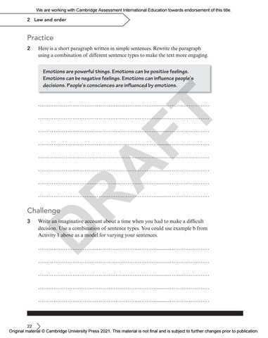 Cambridge Lower Secondary English Workbook 9 with Digital Access Sample ...