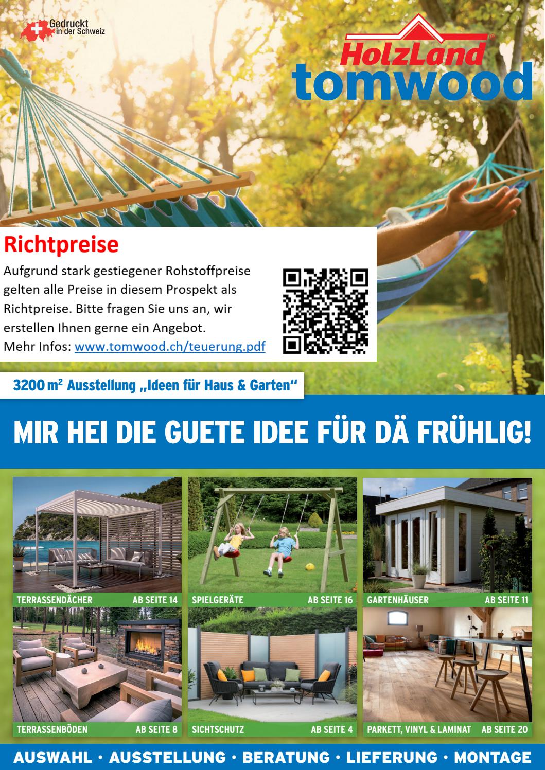 Ideen für Haus und Garten | Tomwood AG by Tomwood AG - Issuu