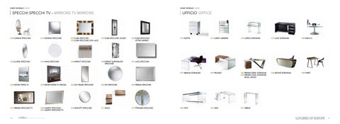 Reflex Luxuries of Europe Disegno 家具目录 技术 册 第 10 页