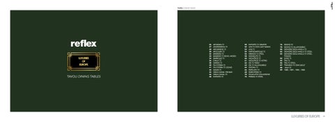 Reflex Luxuries of Europe Disegno 家具目录 技术 册 第 14 页