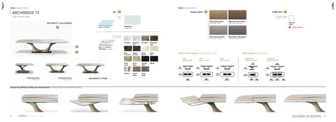 Reflex Luxuries of Europe Disegno 家具目录 技术 册 第 16 页