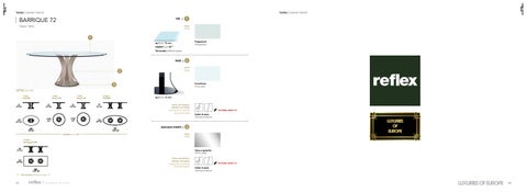 Reflex Luxuries of Europe Disegno 家具目录 技术 册 第 19 页