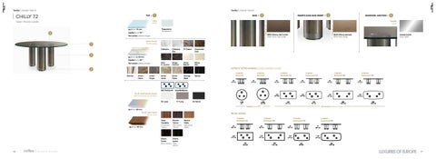 Reflex Luxuries of Europe Disegno 家具目录 技术 册 第 20 页