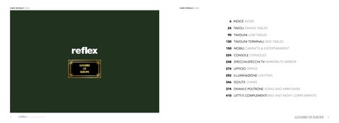 Reflex Luxuries of Europe Disegno 家具目录 技术 册 第 4 页