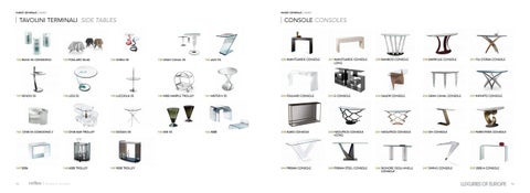 Reflex Luxuries of Europe Disegno 家具目录 技术 册 第 8 页